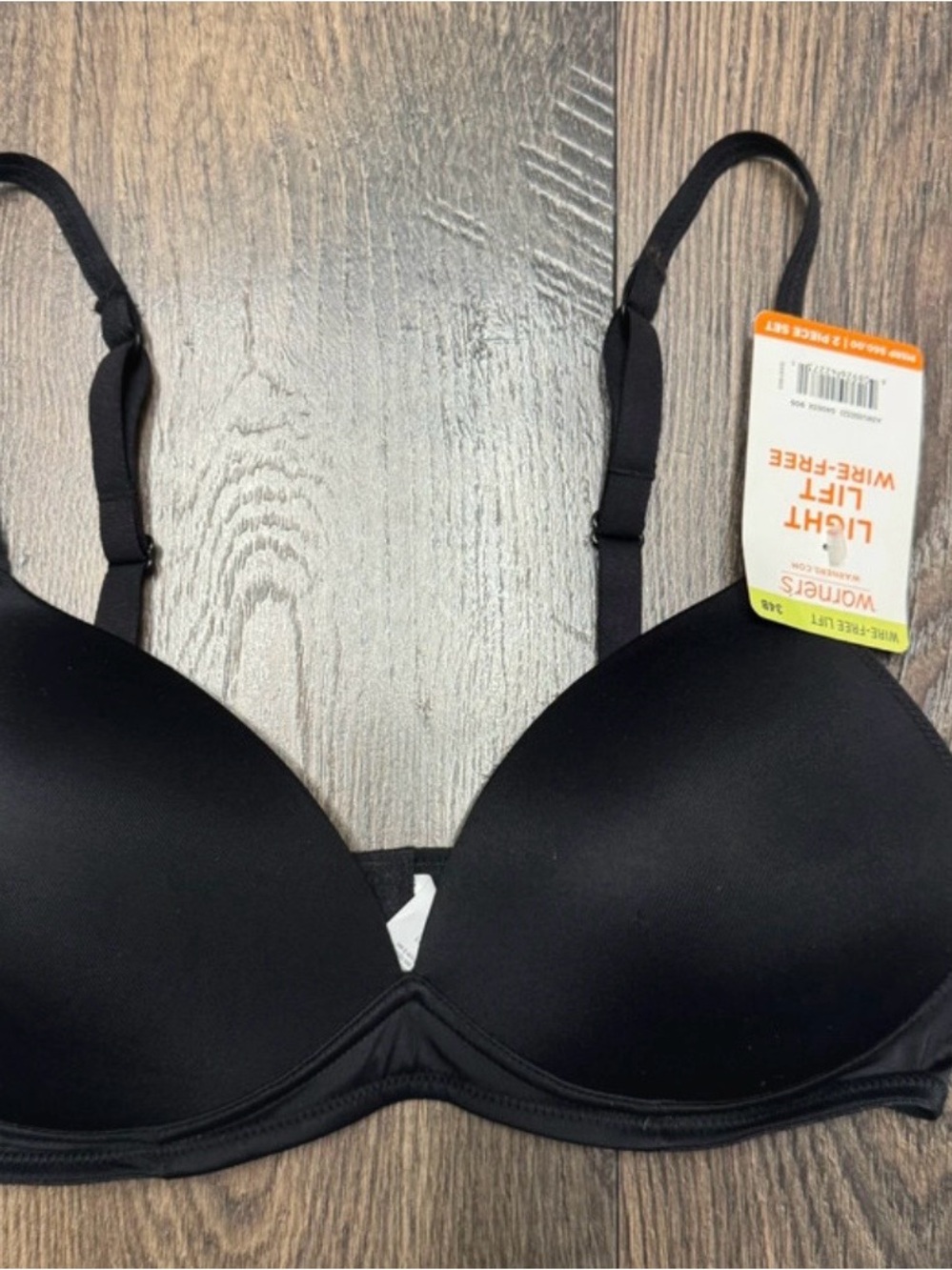 Warner's Black Light Lift Wire-Free T-Shirt Bra